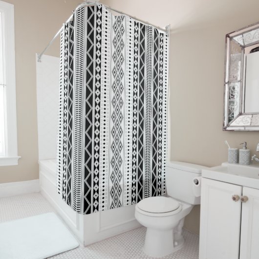 Bohemian Ornament Douchegordijn (In situ)