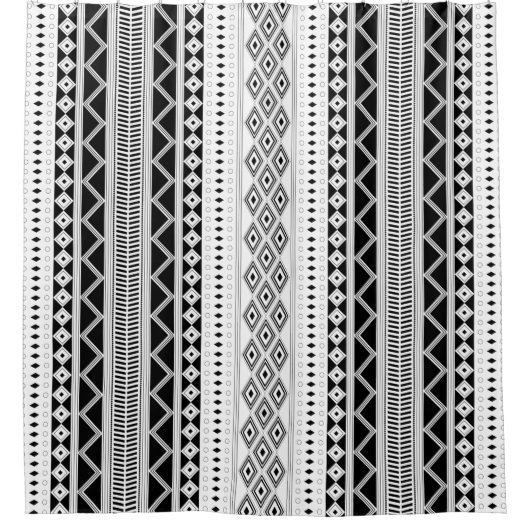 Bohemian Ornament Douchegordijn (Voorkant)