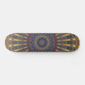 Bohemian oval mandala persoonlijk skateboard (Horizontaal)