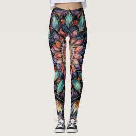 Bohemian Paisley no1 Leggings