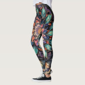 Bohemian Paisley no2 Leggings (Links)