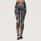 Bohemian Paisley no4 Leggings (Achterkant)