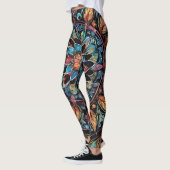 Bohemian Paisley no4 Leggings (Links)