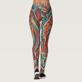Bohemian Paisley no 5 Leggings (Achterkant)