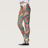 Bohemian Paisley no 6 Leggings (Links)