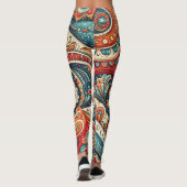 Bohemian Paisley no 8 Leggings (Achterkant)