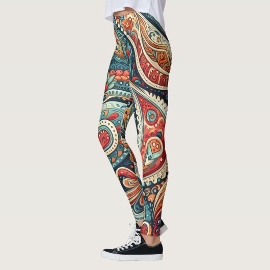 Bohemian Paisley no 8 Leggings (Links)