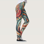 Bohemian Paisley no 8 Leggings (Rechts)