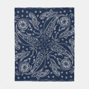 Bohemian Paisley  Print Fleece Deken