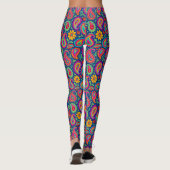 Bohemian Paisley Print Leggings (Achterkant)