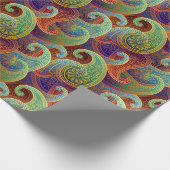 Bohemian Paisley Timeless Pattern Cadeaupapier (Hoek)