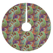 Bohemian Paisley Timeless Pattern Kerstboom Rok (Voorkant)