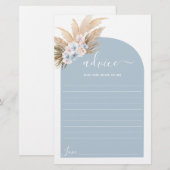 Bohemian Pampas geeft advies aan moeder om kaart t (Voorkant / Achterkant)