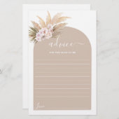 Bohemian Pampas geeft advies aan moeder om kaart t (Voorkant / Achterkant)