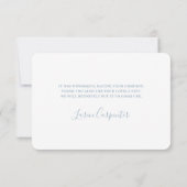 Bohemian Pampas Grass Boy bedankje Bedankkaart (Achterkant)