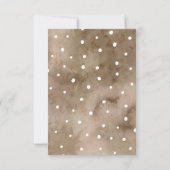 Bohemian Pampas Grass Floral Herfst Baby shower Bedankkaart (Achterkant)