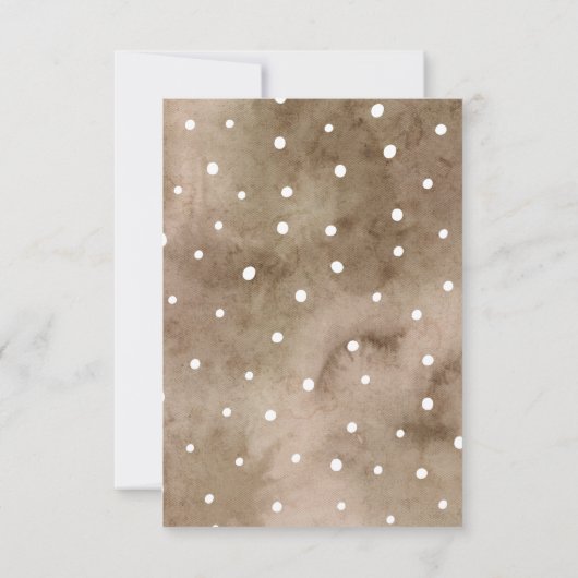 Bohemian Pampas Grass Girl Birthday Party Bedankkaart (Achterkant)