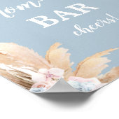Bohemian Pampas Grass Mimosa Bar Boy Poster (Hoek)