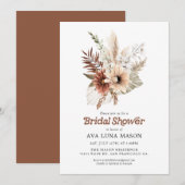 Bohemian Pampas Grass Vrijgezellenfeest Kaart (Voorkant / Achterkant)