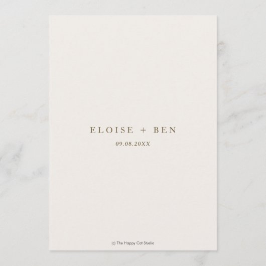 Bohemian Pampas Grass Wedding Vrijgezellenfeest Me Programmakaart (Achterkant)