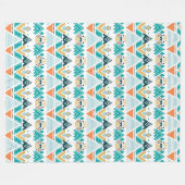 Bohemian Pattern Fleece Deken (Voorkant (Horizontaal))