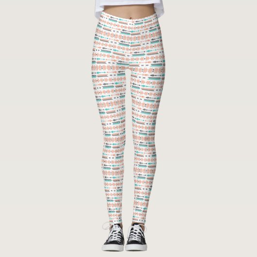 Bohemian Pattern Leggings (Voorkant)