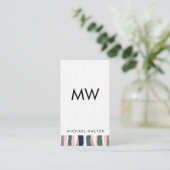 Bohemian Pattern Visitekaartje (Staand voorkant)