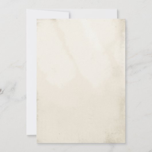 Bohemian Peacock Feather Bruiloft Receptie Kaart (Achterkant)