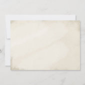 Bohemian Peacock Feather Elegant Blauwgroen bruilo Save The Date (Achterkant)