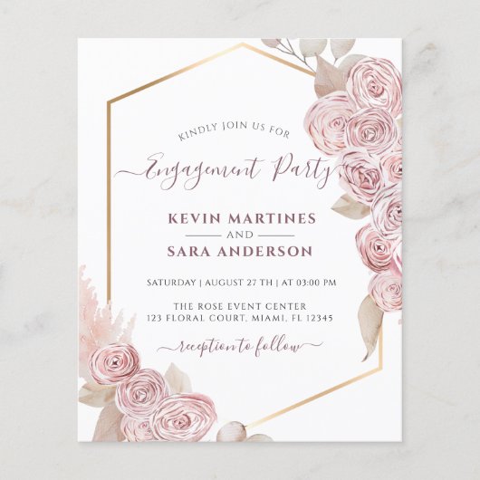 Bohemian Pink Floral (Voorkant)