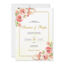 Bohemian Pink Floral Wedding