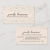 Bohemian Pink Flower Cute Daisies Visitekaartje (Voorkant / Achterkant)