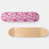 BOHEMIAN PINK PAISLEY SKATEBOARD DECK (Horizontaal)