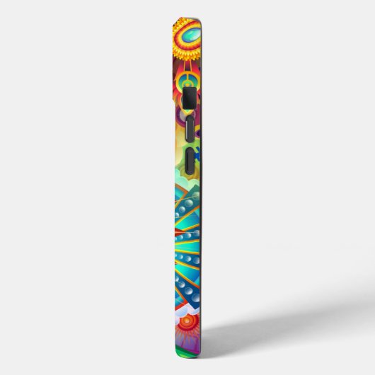 Bohemian Psychedelic Garden Retro Hippie Art Case-Mate iPhone Case (Achterkant / Links)