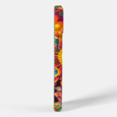 Bohemian Psychedelic Garden Retro Hippie Art Case-Mate iPhone Case (Achterkant / Rechts)