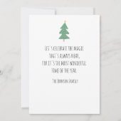 Bohemian Rainbow Het is de mooiste tijd Feestdagenkaart (Achterkant)