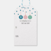 Bohemian Rainbow Kerstvakantie Cadeaulabel