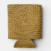 Bohemian Rattan Basketweve Wicker Koelbox Blikjeskoeler (Achterkant)