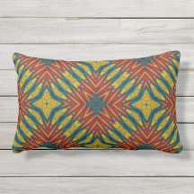 Bohemian Red Blue Yellow Cool Hippie Ethnic Tribal
