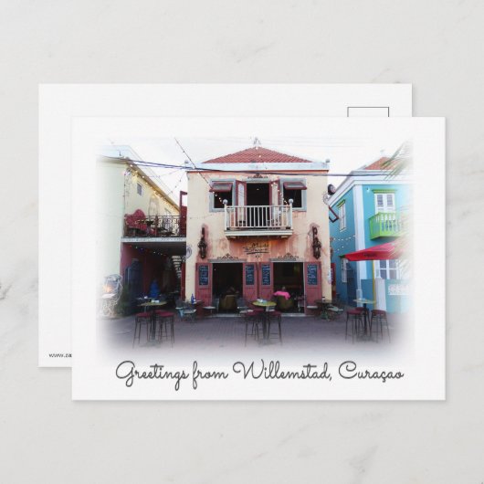 Bohemian Restaurant Briefkaart (Voorkant / Achterkant)