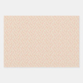 Bohemian romantic floral wedding shower inpakpapier vel (Voorkant 2)