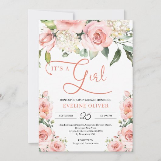 Bohemian romantische blozen bloesem het is een mei kaart (Voorkant)