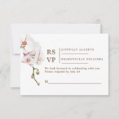 Bohemian RSVP-trouwkaart RSVP Kaartje (Voorkant)