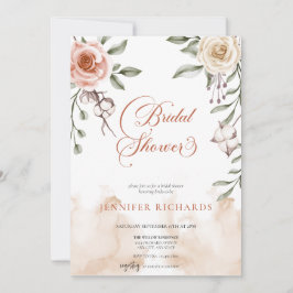 Bohemian Rustic |  ROOS VRIJGEZELLENFEEST Kaart