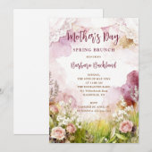 Bohemian Rustic Springtime Floral Mothers Day Kaart (Voorkant / Achterkant)