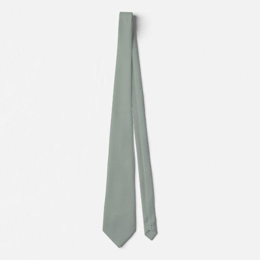 Bohemian Sage Blue Green Groom/Mannen Stropdas (Voorkant)