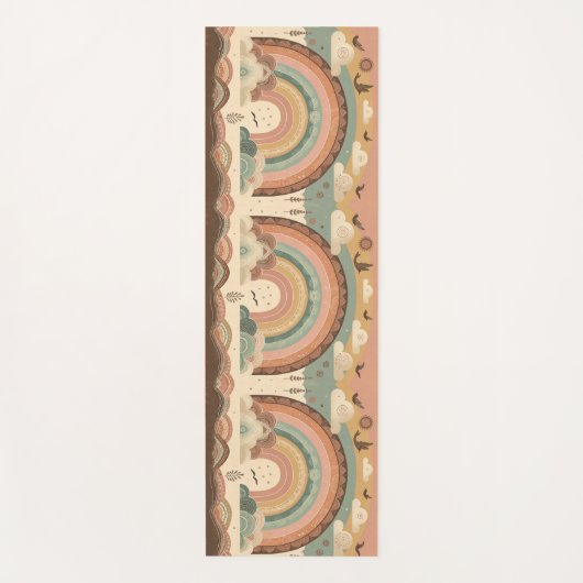 Bohemian Serenity Yoga Mat (Voorkant)
