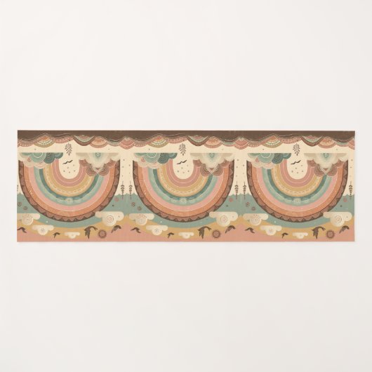 Bohemian Serenity Yoga Mat (Voorkant (horizontaal))