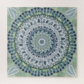 Bohemian Shabby Chic Mandala Dot Art Design Legpuzzel (Verticaal)
