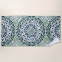 Bohemian Shabby Chic Mandala Dot Art Design